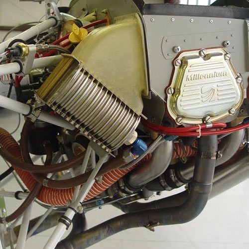 oil cooler mount installed